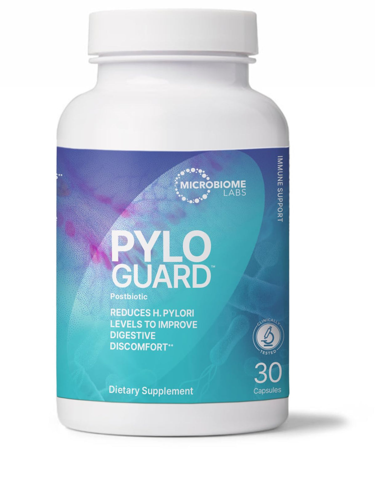 Boîte de PyloGuard de Microbiome Labs avec 30 capsules