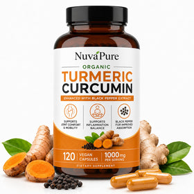 Boîte de Renovia Oil Curcuma avec Poivre Noir 1000mg vue de face