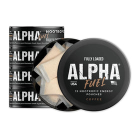 Boîte de sachets ALPHA Nootropiques Fully Loaded Bullseye vue de face