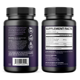 Boîte de Saw Palmetto PM HAVASU NUTRITION sur un fond neutre