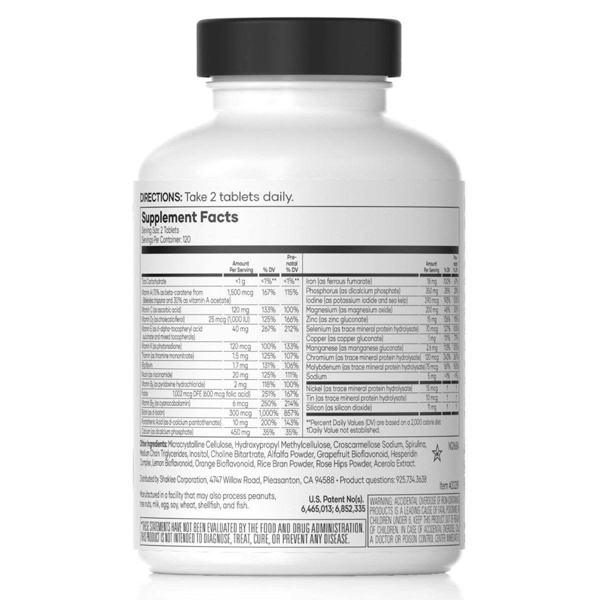 Boîte de Shaklee Vita-Lea® avec étiquette