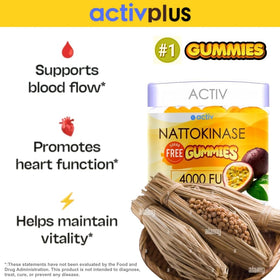 Boîte de SIRIUS INTERNATIONAL Nattokinase 4000 fu gummies ouverte