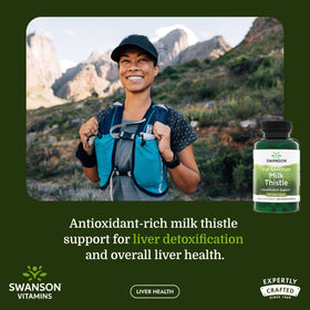 Boîte de Swanson Chardon-Marie 500 mg avec étiquette