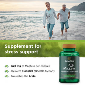 Boîte de Swanson Magnesium L-Threonate avec informations sur l'emballage