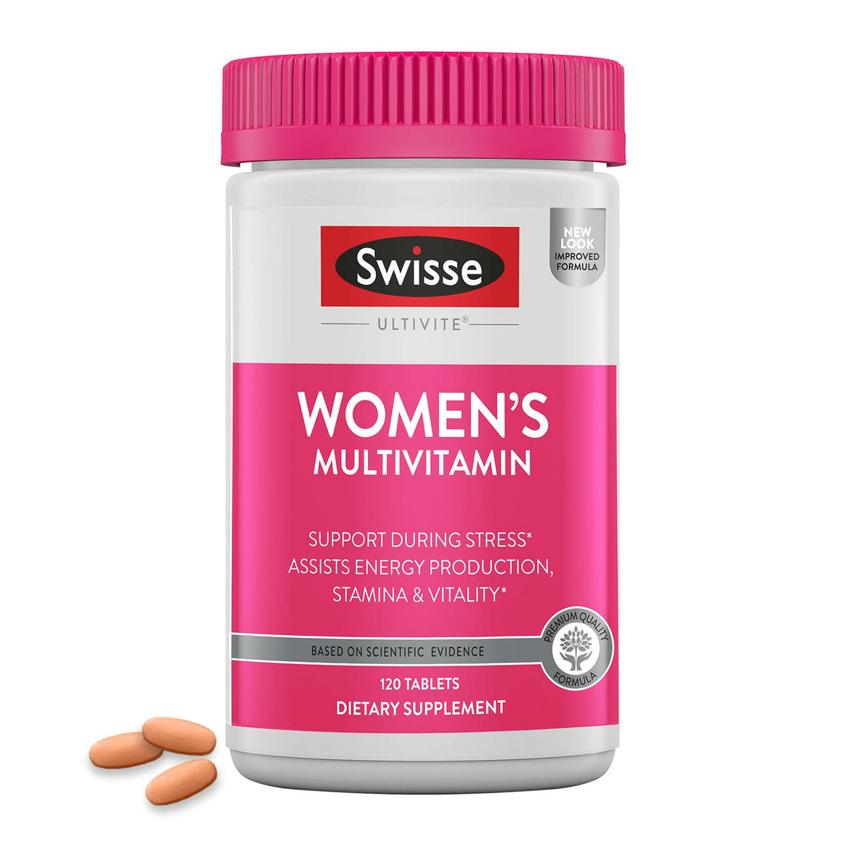 Boîte de Swisse Multivitamines pour Femmes avec 120 comprimés