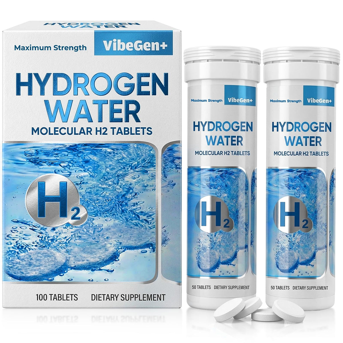 Boîte de tablettes d'hydrogène moléculaire ORITICA 100g
