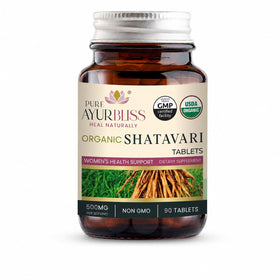 Boîte de tablettes de Shatavari PureAyurbliss vue de face