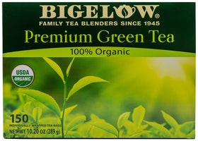 Boîte de thé vert biologique Bigelow avec 150 sachets individuels