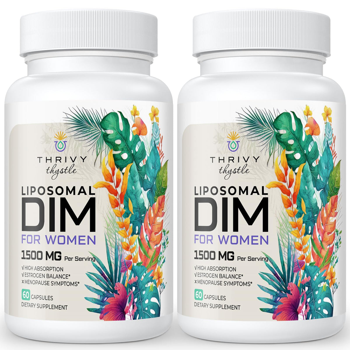 Boîte de ThrivyThystle DIM 400 mg Complément Alimentaire 120 Capsules vue de face