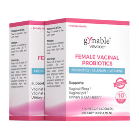 Boîte de Vevoec Gynable Probiotiques Vaginales 30 Capsules