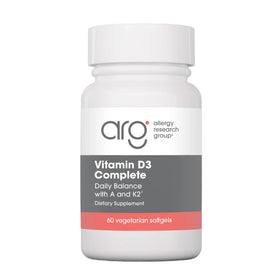 Boîte de Vit D3 Complete 60 gélules végétales Allergy Research Group