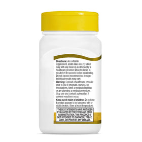 Boîte de vitamine B12 21st Century avec étiquette claire