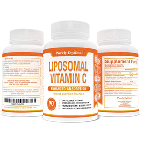 Boîte de Vitamine C Liposomal Purely Optimal avec des ingrédients naturels