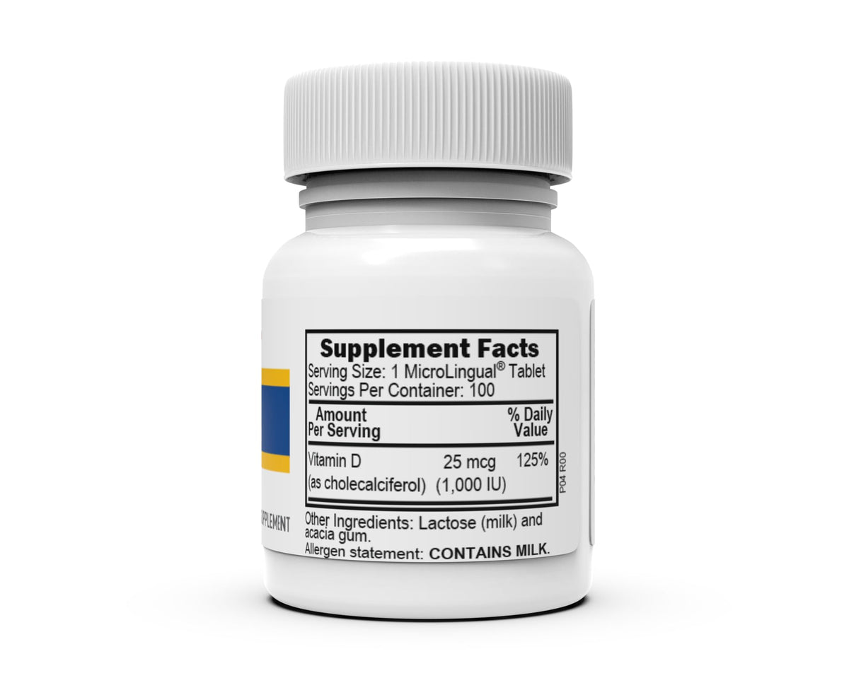 Boîte de Vitamine D3 1000 UI - Comprimés Sublinguales