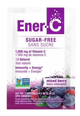 Boîte de vitamines Ener-C avec 30 sachets, vue de face