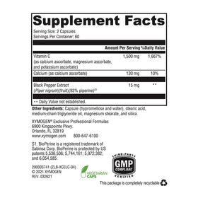 Boîte de XYMOGEN Xcellent C avec 750 mg de vitamine C