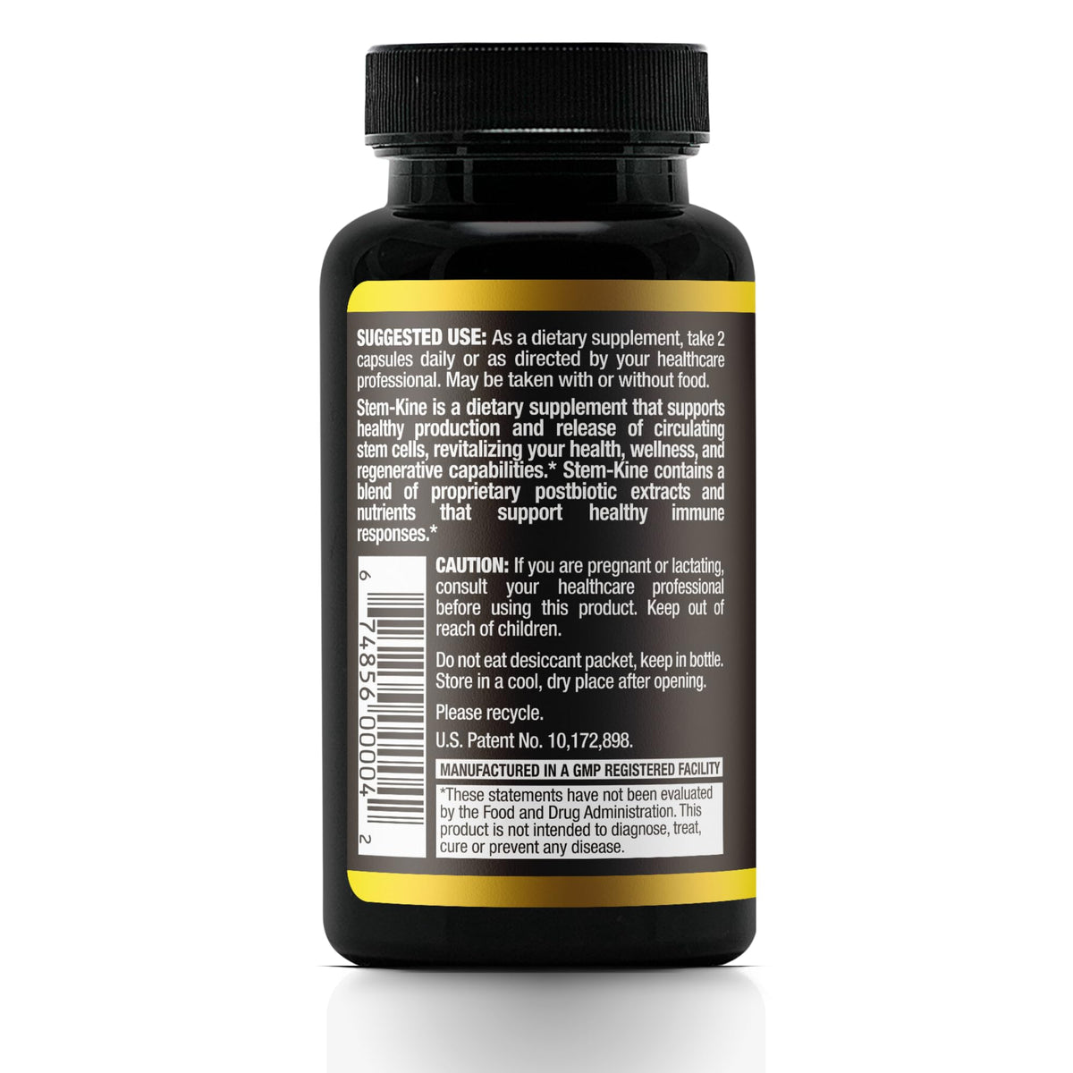 Boîte des Compléments Alimentaires Stem-Kine Aidan Products vue latérale