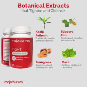 Boîte des compléments Major Curves avec informations nutritionnelles