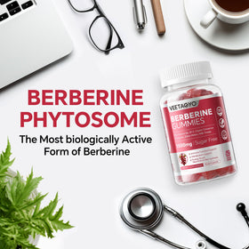 Boîte des gummies de berbérine VEETAGYO avec les dimensions