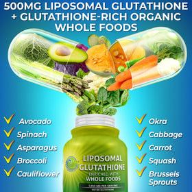 Boîte du complément alimentaire glutathion liposomal 500mg de SUPPLEMENTS STUDIO
