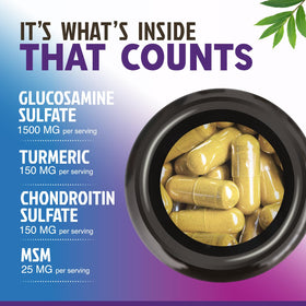 Boîte du Complexe Glucosamine Chondroitin avec capsules