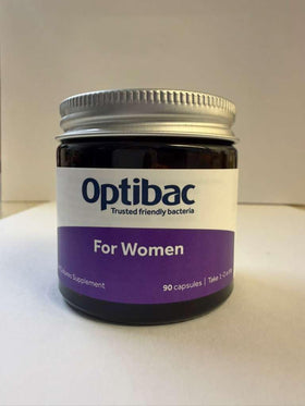 Boîte Optibac Probiotics avec 90 capsules à l'intérieur