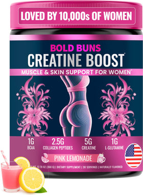 Bold Buns Créatine pour Femmes 30 Portions vue de face