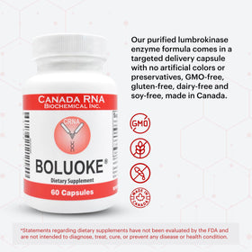 Boluoke Complément Alimentaire Enzymes Lumbrokinase - présentation des ingrédients