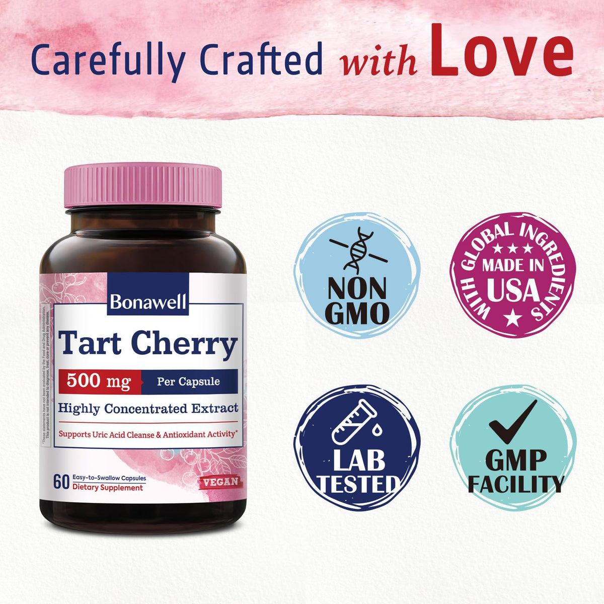 Bonawell Capsules Cerise Acide Urique 500mg - dosage recommandé
