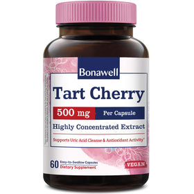 Bonawell Capsules Cerise Acide Urique 500mg - vue de face