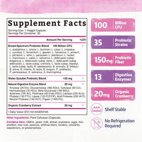 Bonawell Probiotiques Femmes 100B capsules végétales