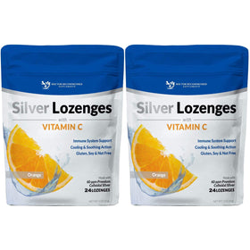 Bonbons argentés 60 PPM avec Vitamine C - vue de l'emballage