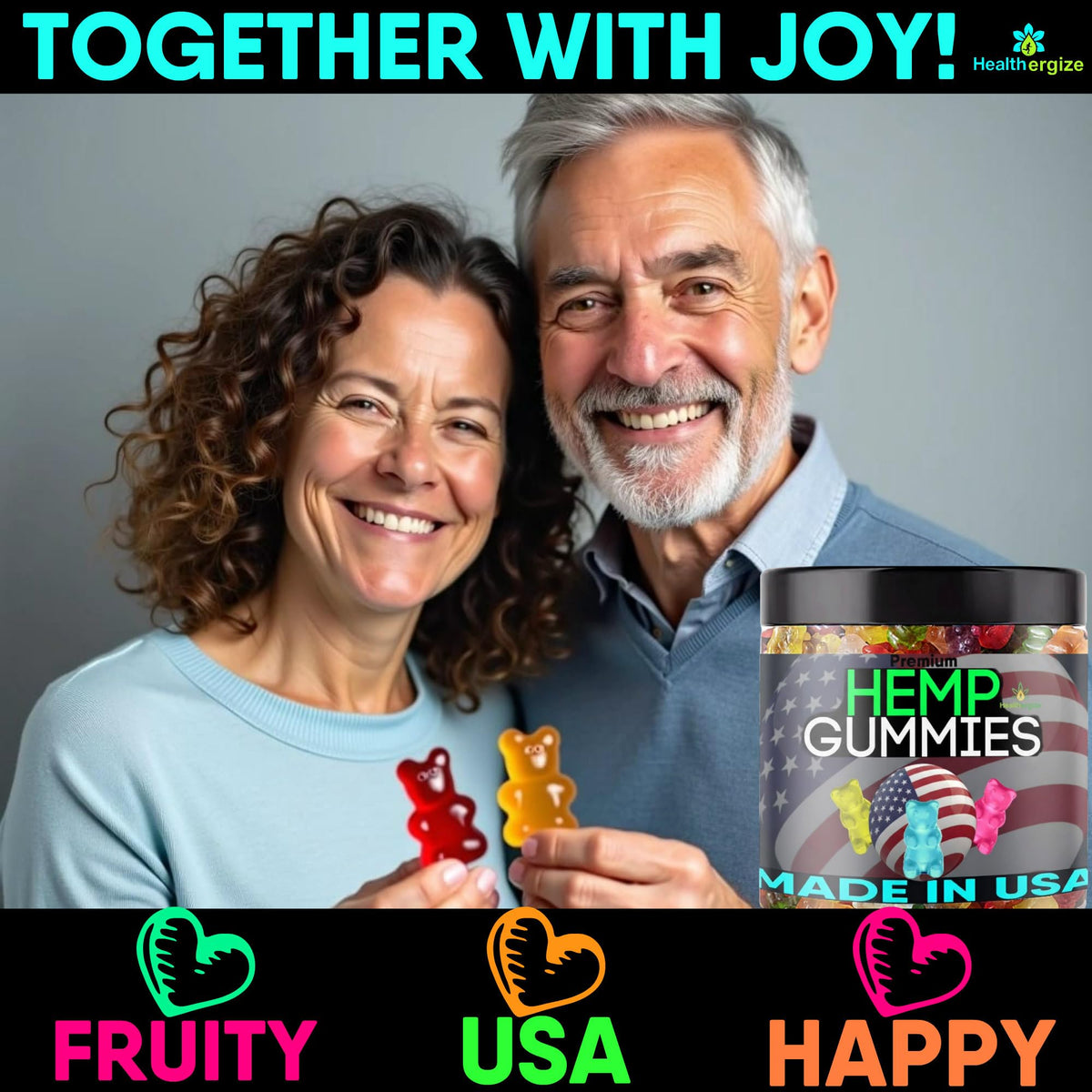 Bonbons au chanvre Healthergize sur une table, ambiance gourmande