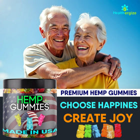 Bonbons au chanvre Healthergize, vue de dessus