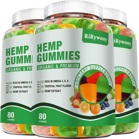Bonbons au chanvre RiRywony Health 240 gummies vue avant