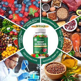 Bonbons au chanvre WBSQL avec vitamines C et E