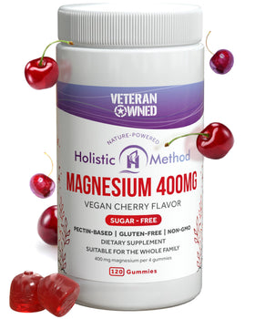 Bonbons au magnésium Holistic Method 120 unités vue de face