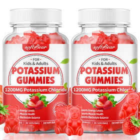 Bonbons au potassium softbear 1200mg, boîte de 120 unités
