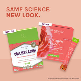 Bonbons Collagène Reserveage Nutrition, détails sur l'emballage