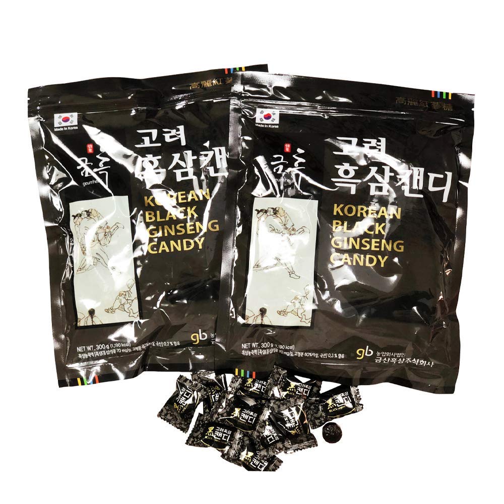 Bonbons de ginseng noir coréen GeumHeuk paquet de 600g