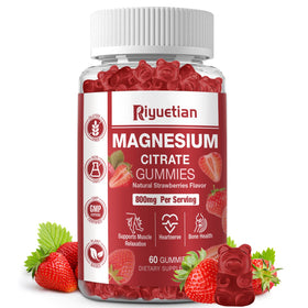 Bonbons de magnésium citrate Riyuetian 800MG avant avec emballage
