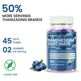 Bonbons de magnésium glycinate maxmedix, présentation et dosage