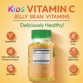 Bonbons gélifiés à la vitamine C Human Beanz, en main