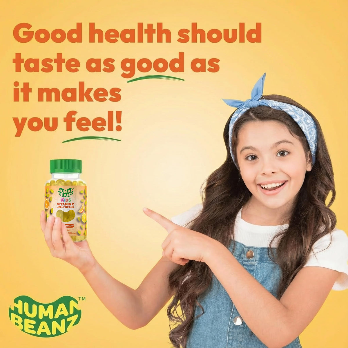 Bonbons gélifiés à la vitamine C Human Beanz, étiquette nutritionnelle