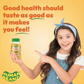 Bonbons gélifiés à la vitamine C Human Beanz, étiquette nutritionnelle