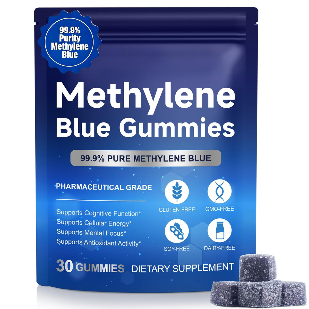 Bonbons Methylene Blue ECHTEYUN 5mg, vue de face