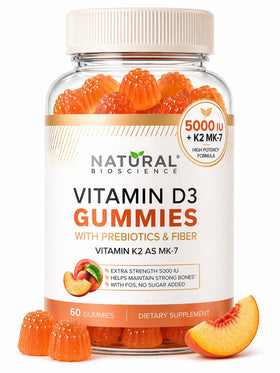 Bonbons Natural BioScience D3 K2 5000 UI vue de face