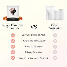 Bonbons Nuora sur un fond naturel