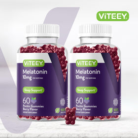 Bonbons Viteey Melatonine 10mg 120 gummies packaging