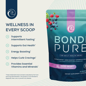 Bondi Pure Boisson Détox en poudre avec cuillère